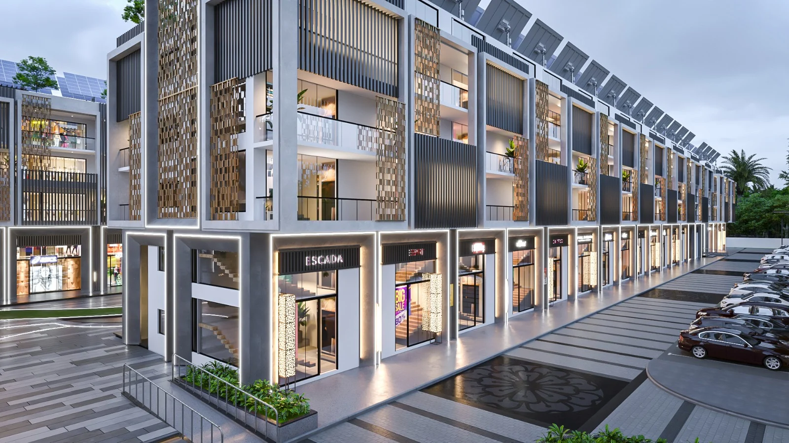 B+G+4 Floor SCO Plot Construction at India WorldMart